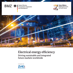 Electrical energy efficiency