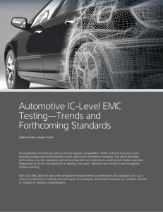 Automotive IC-Level EMC Testing—Trends and Forthcoming