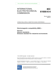 IEC 61000-6-4