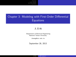 Chapter 3: Modeling with First