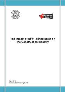 New Construction Technology - Construction Training Fund