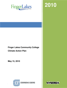 Finger Lakes Community College Climate Action Plan