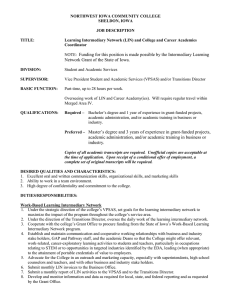 View full job description - Northwest Iowa Community College