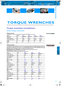 Chapter 05 Torque wrenches