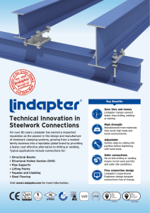 Technical Innovation in Steelwork Connections