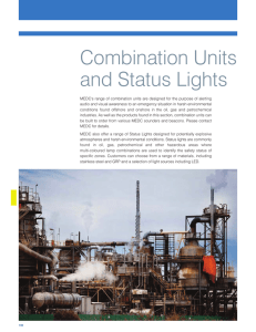 Combination Units and Status Lights