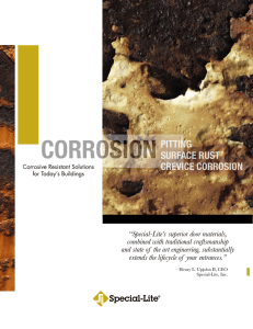 Corrosion Resistant Solutions Brochure - Special-Lite
