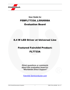 User Guide for FEBFL7733A_L50U008A Evaluation Board