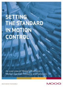 Setting the Standard in Motion Control