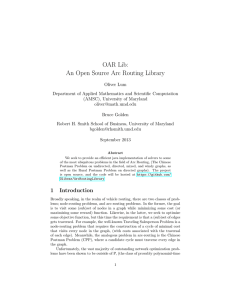 OAR Lib: An Open Source Arc Routing Library