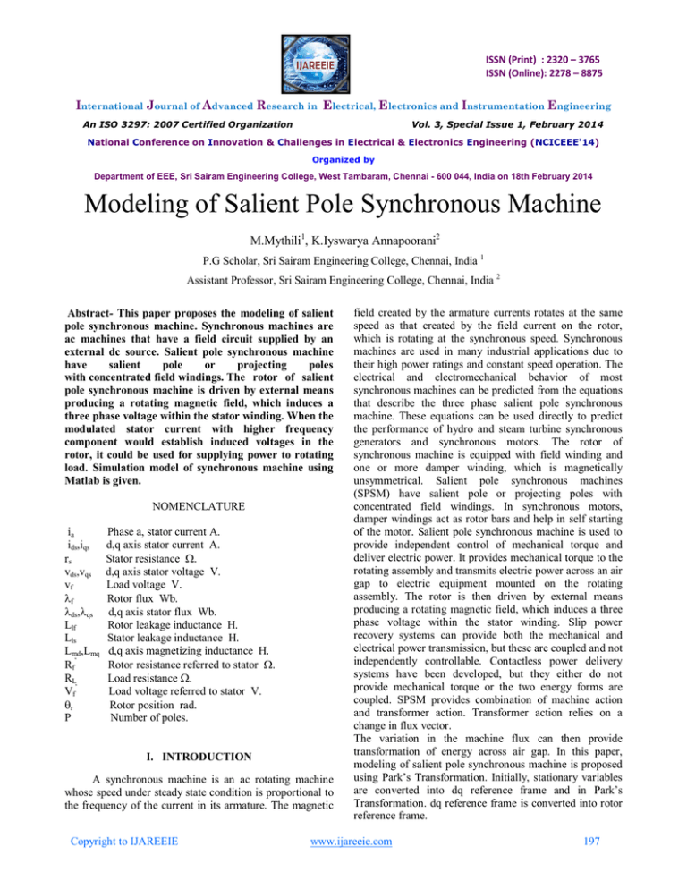 modeling-of-salient-pole-synchronous-machine