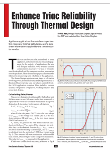 Enhance Triac Reliability Through Thermal Design