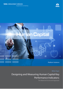 Designing and Measuring Human Capital Key Performance