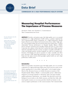 Measuring Hospital Performance:The