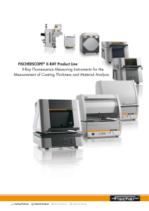 FISCHERSCOPE® X-RAY Product Line