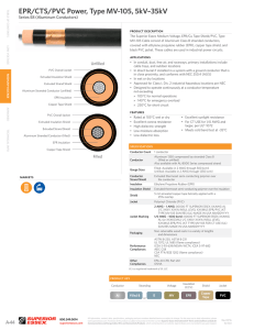 Product Data Sheet - SuperiorEssex.com