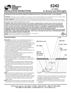 installation instructions - OutdoorLightingSource.com