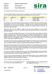 IECEx SIR 11.0054X Issue 0 Annexe