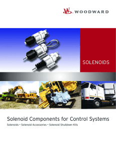 Solenoid Components for Control Systems