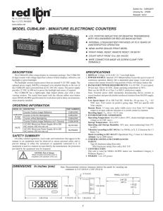 CUB4L8W - Red Lion Controls