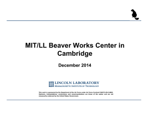 MIT/LL Beaver Works Center in Cambridge
