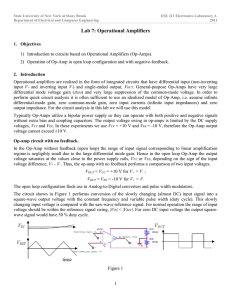 Lab 7: Operational Amplifiers - Electrical and Computer Engineering