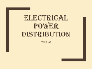 ELECTRICAL POWER DISTRIBUTION