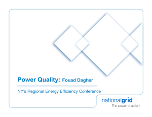 Power Quality: Fouad Dagher