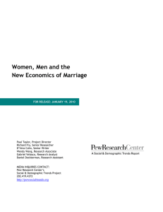Women, Men and the New Economics of Marriage
