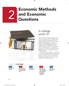 Economic Methods and Economic Questions