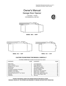 Liftmaster Manual