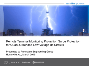 Remote Terminal Monitoring Protection Surge Protection for