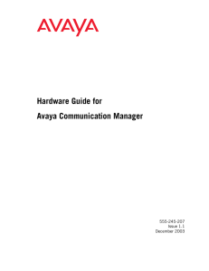 Avaya Integrated Management Database Release 2.0 Configuration