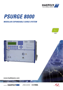 psurge 8000 - Haefely Hipotronics