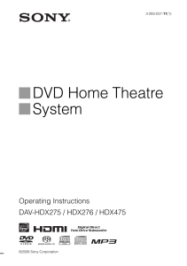 DVD Home Theatre System