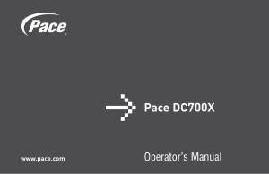 Operator`s Manual - DC700X