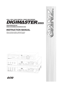 DIGIMASTER H.264 Manual