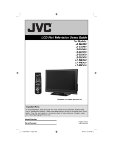 LCD Flat Television Users Guide