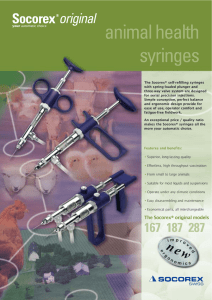 animal health syringes