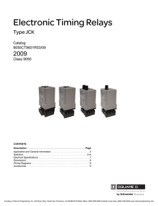 Schneider Electric Electronic Timing Relays