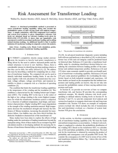 Risk assessment for transformer loading