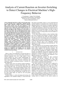 Analysis of Current Reaction on Inverter