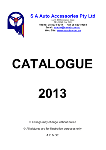 Complete 2013 SAA Catalogue
