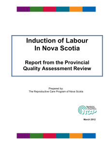 Report from the Provincial Quality Assessment Review