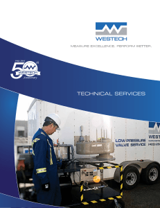 our technical services brochure - westech