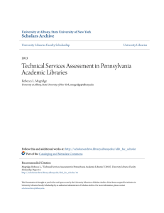Technical Services Assessment in Pennsylvania