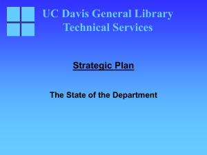 UC Davis General Library Technical Services