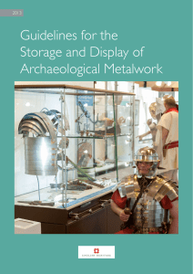 Guidelines for the Storage and Display of