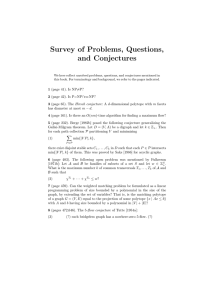 Survey of Problems, Questions, and Conjectures