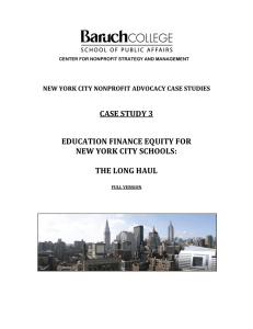 Education Finance Equity for New York City Schools